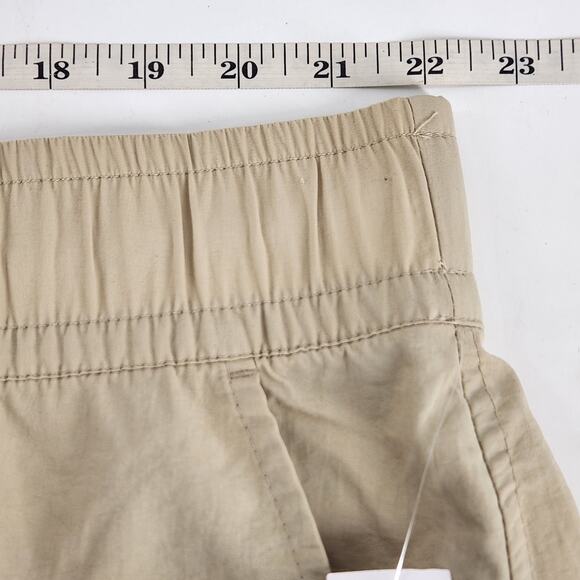 Old Navy Quick Dry High-Waist Cargo Joggers Womens XXL Beige Ankle Zip Sporty - Picture 8 of 10